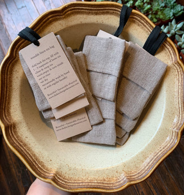 Kitchen Garden Series Reusable Linen Teabag